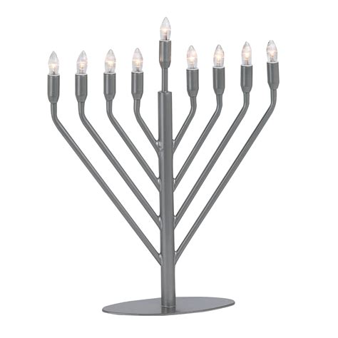 The Holiday Aisle® Stainless Steel Menorah 